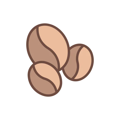 Coffee bean icon