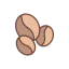 Coffee bean icon 64x64