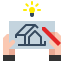 House sketch icon 64x64