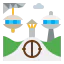 Sustainable home icon 64x64
