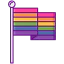 Rainbow flag Symbol 64x64