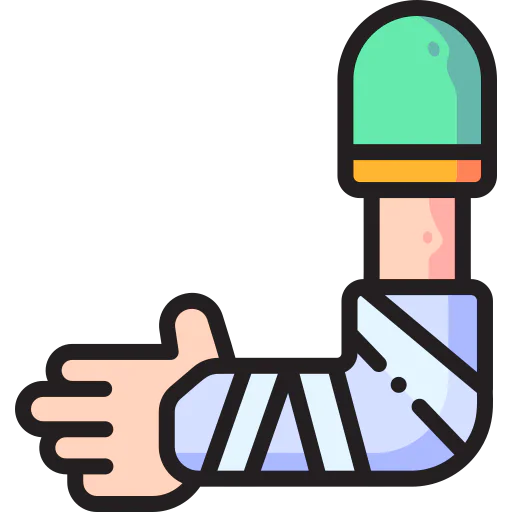 Broken arm icon