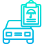 Car insurance icon 64x64