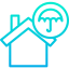 Home insurance icon 64x64