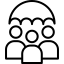 Family insurance icon 64x64