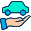 Car insurance icon 64x64