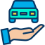 Car insurance icon 64x64
