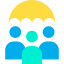 Family insurance icon 64x64