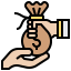 Money bag icon 64x64
