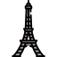 Eiffel tower icon 64x64