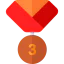 Bronze medal icon 64x64