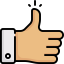 Thumbs up icon 64x64