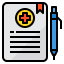 Medical report icon 64x64