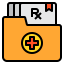 Medical file icon 64x64