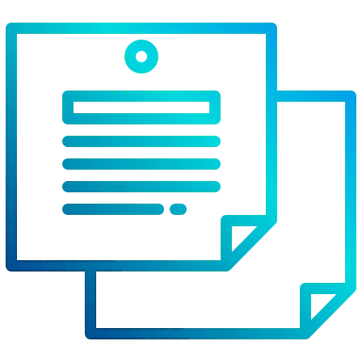 Paper note icon