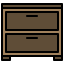 Chest of drawers icon 64x64