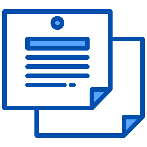 Paper note icon