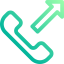 Outcoming call icon 64x64