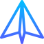 Paper plane icon 64x64
