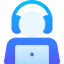 Call center agent icon 64x64