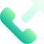 Outcoming call icon 64x64