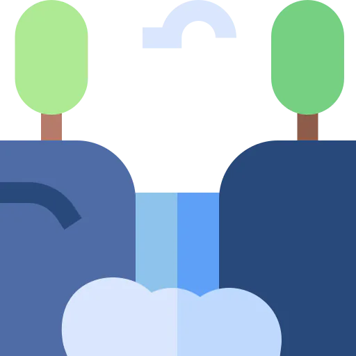 Waterfall icon