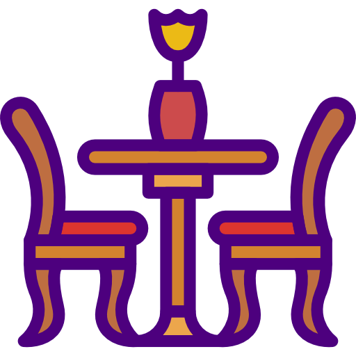 Dinner table icon