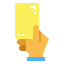 Yellow card icon 64x64