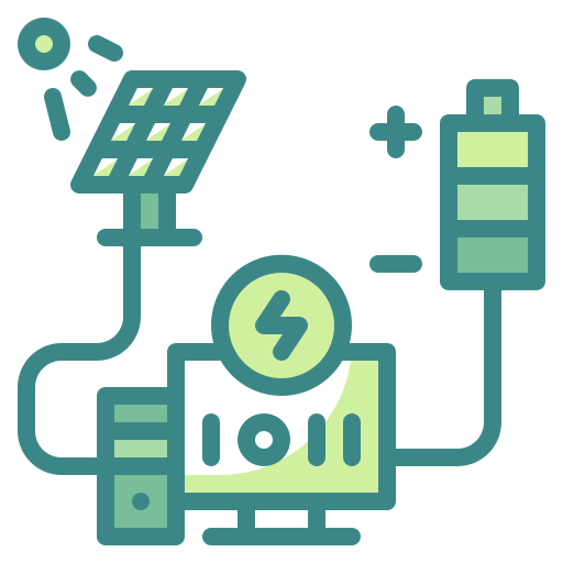 Solar panel icon