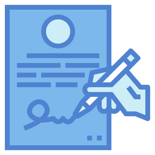 Contract icon
