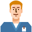 Male nurse icon 64x64