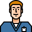 Male nurse icon 64x64