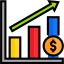 Bar graph icon 64x64