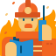 Firefighter icon 64x64