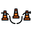 Traffic cone icon 64x64
