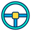 Steering wheel icon 64x64