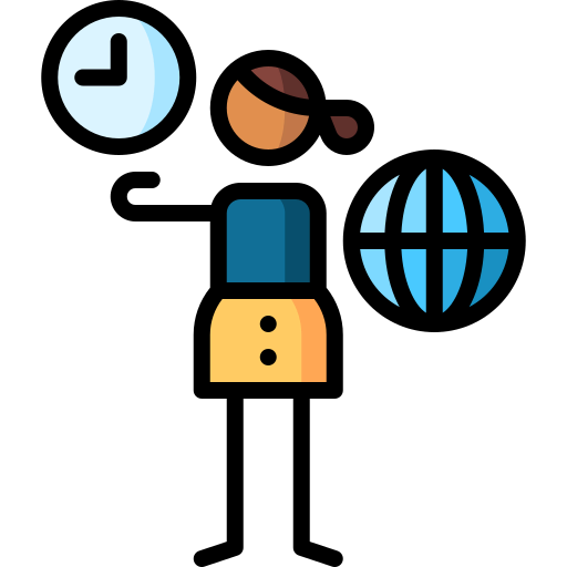 Time zone icon