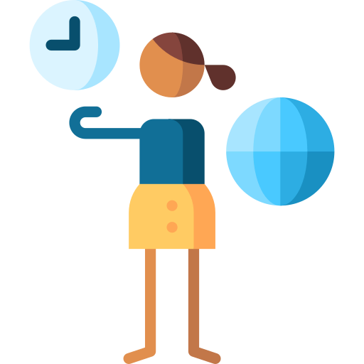 Time zone icon