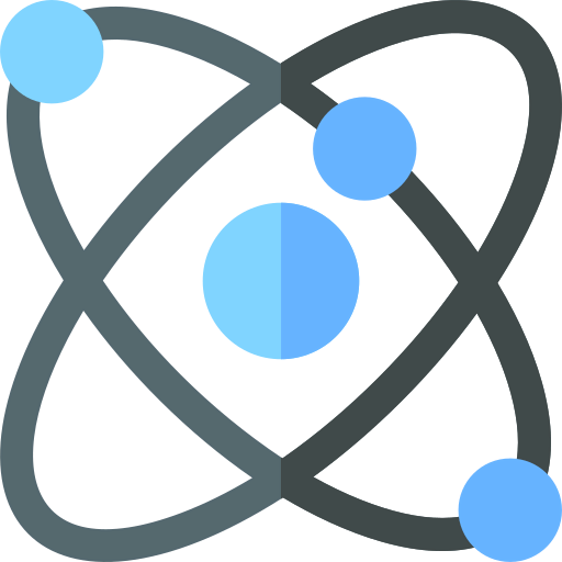Atomic structure icon