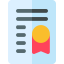 Certificate icon 64x64
