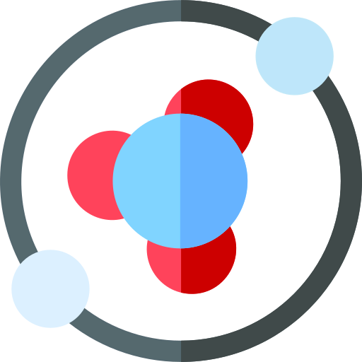 Atomic structure icon