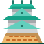 Osaka castle icon 64x64