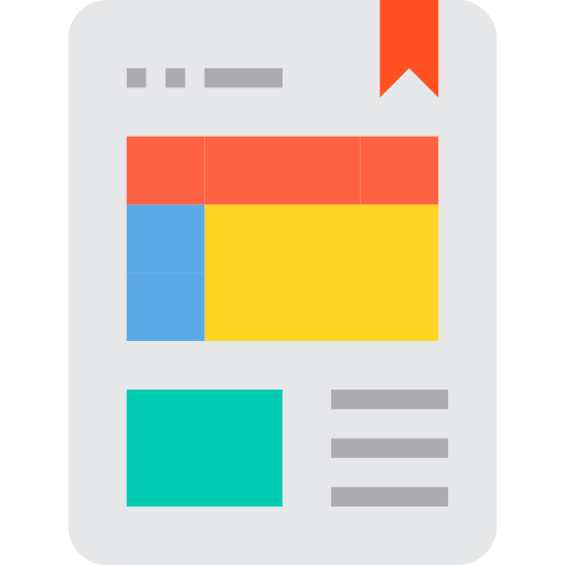 Paper work icon