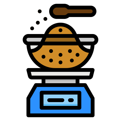 Kitchen scale icon