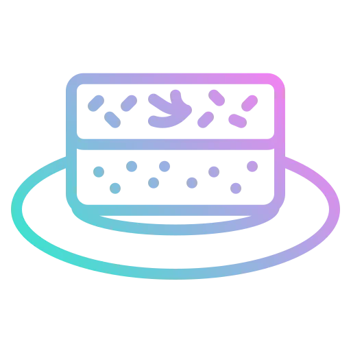 Egg cake icon