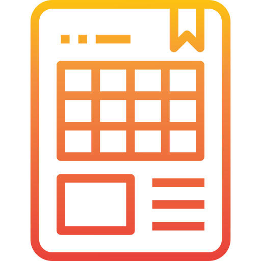 Paper work icon