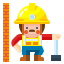 Construction worker icon 64x64