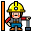 Construction worker icon 64x64