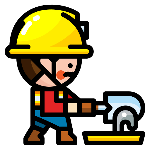 Construction worker icon