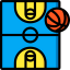 Basketball court icon 64x64